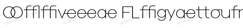 Olivea LigaturesFont字体转换